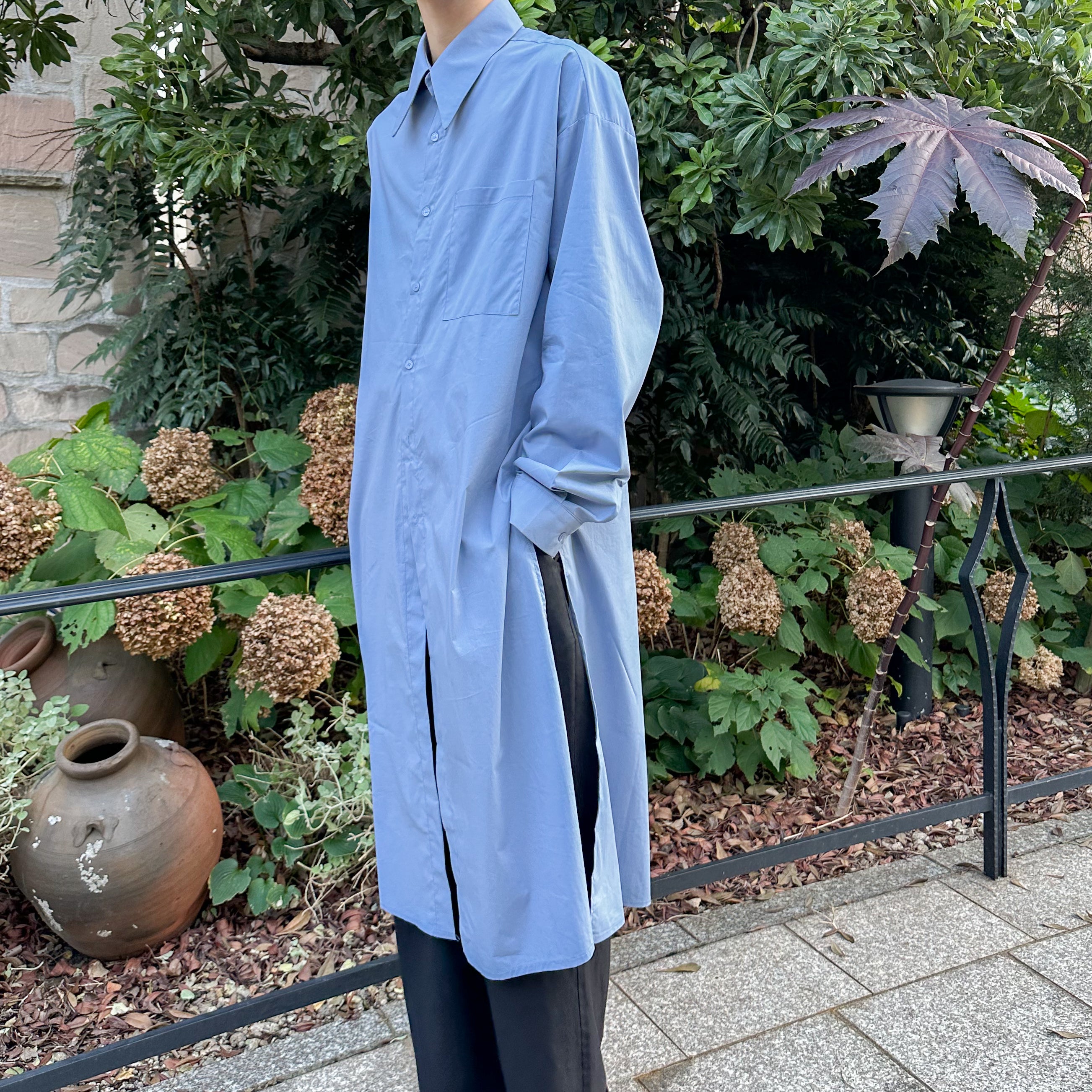 LONG SLIT SHIRT