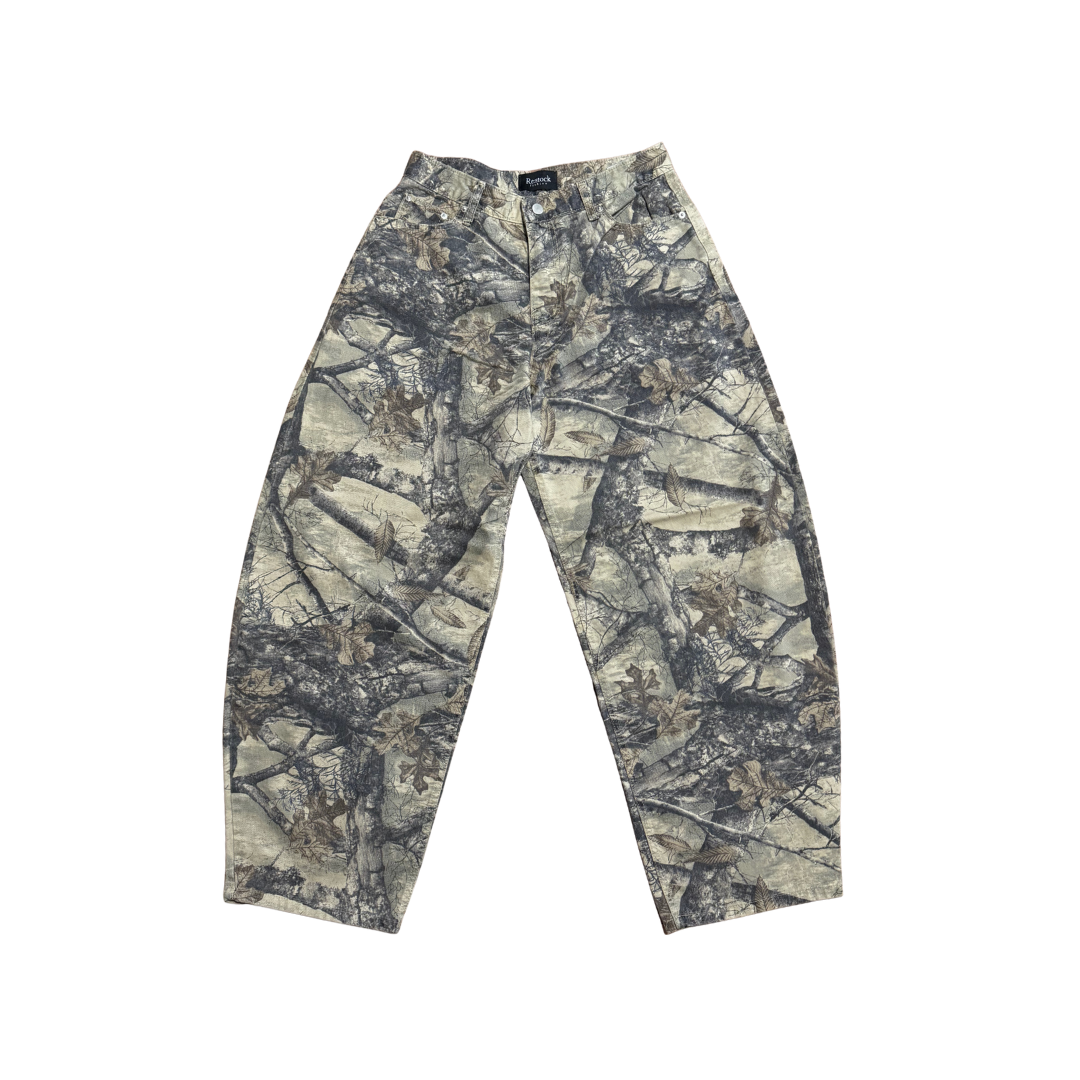 Military Balloon Denim Pants