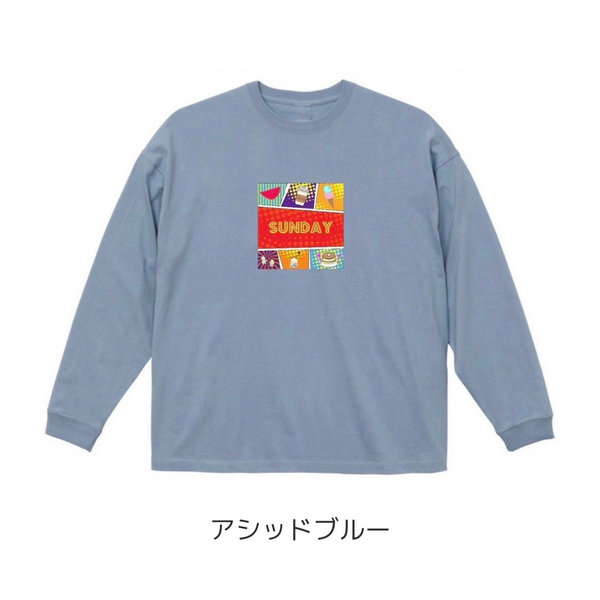 【再販】山田菜々さんコラボアイテム　Sunday Long Sleeve T-shirt