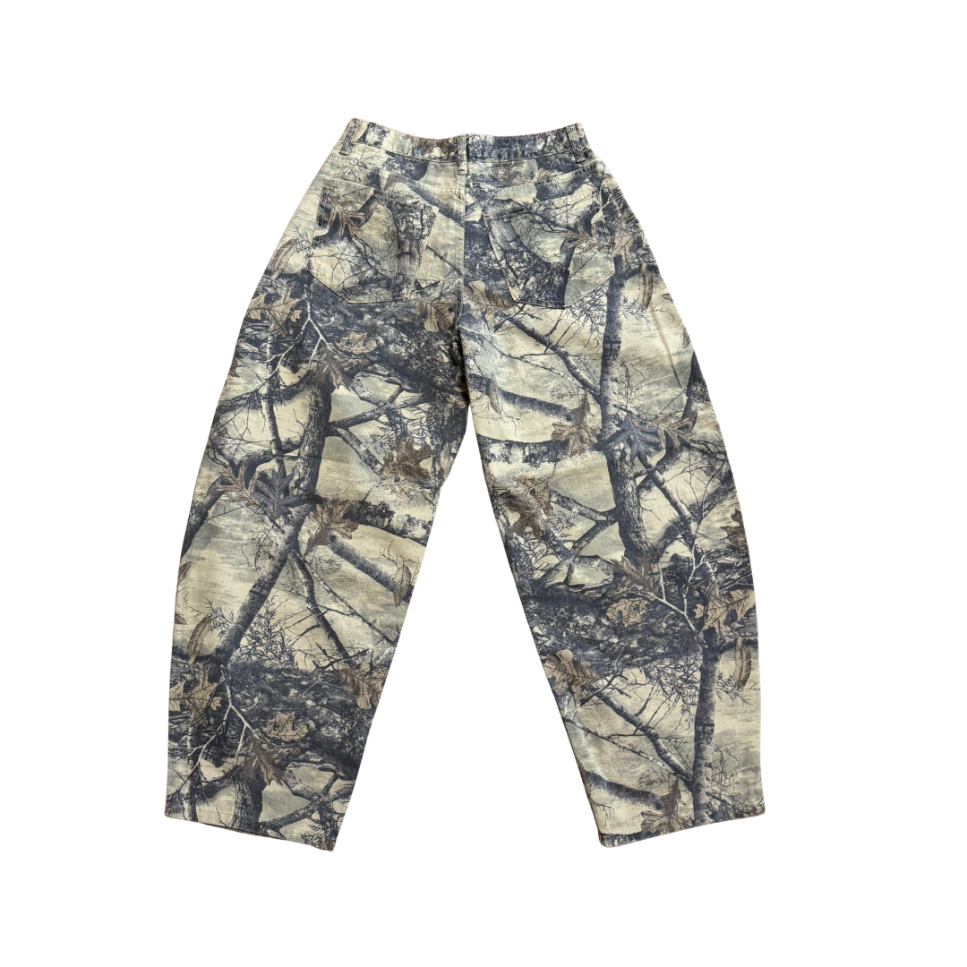 Military Balloon Denim Pants