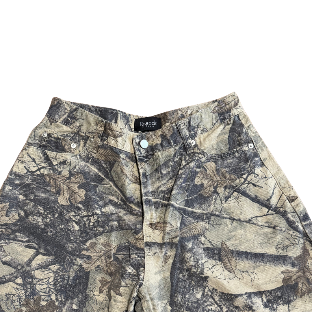 Military Balloon Denim Pants