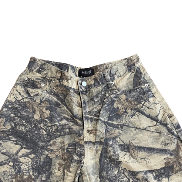 Military Balloon Denim Pants