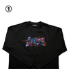 Hand-painted long tee　①