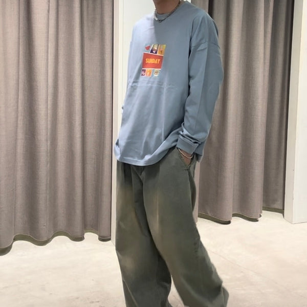 【山田菜々さんコラボアイテム】Sunday Long Sleeve T-shirt